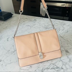 NEW Karl Lagerfeld Blush Chain Shoulder Bag